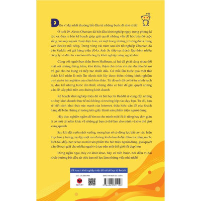 Sách: Kế Hoạch Khởi Nghiệp Triệu Đô Và Bài Học Từ Reddit