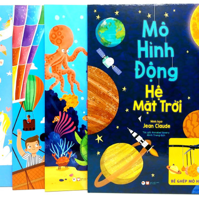 Box Set Gieo Mầm Tri Thức 16 : Truyện Stem Mô Hình Động (Bộ 4 Cuốn)
