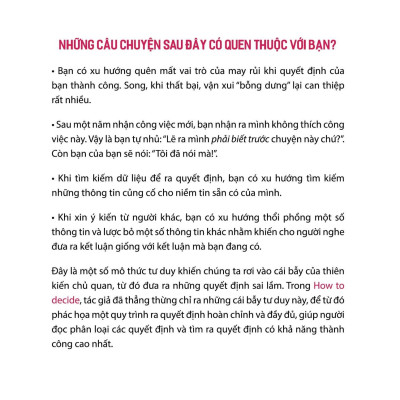 Lựa Chọn Đúng Quan Trọng Hơn Nỗ Lực - nhận biết các chướng ngại có thể xuất hiện trên hành trình của bạn và những công cụ để khai thác kiến thức và thông tin mà người khác có