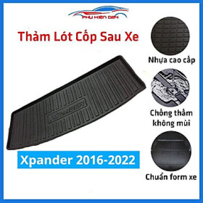 Thảm nhựa lót cốp Xpander 2016-2017-2018-2019-2020-2021-2022 nhựa dẻo dày dặn đàn hồi tốt