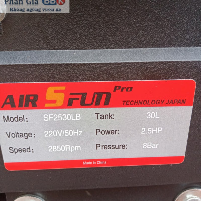 Máy Nén Khí cao cấp SAFUN 30L GERMANY Techonology