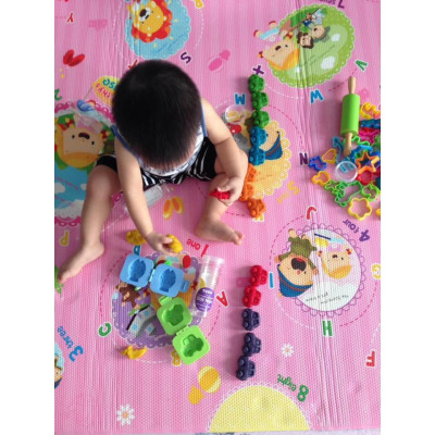 Khuôn thỏ 3D chơi bột nặn đất nặn an toàn