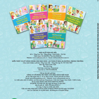 Combo 2 Quyển Kiến Thức Và Kỹ Năng Dành Cho Học Sinh: Chăm Sóc Sức Khoẻ + An Toàn Ở Nhà, Ra Đường, Trong Trường