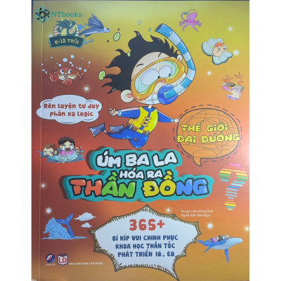 Combo 4 cuốn sách Úm ba la, hóa ra thần đồng: Vũ trụ - Đại Dương - Cơ thể người - Khoa học