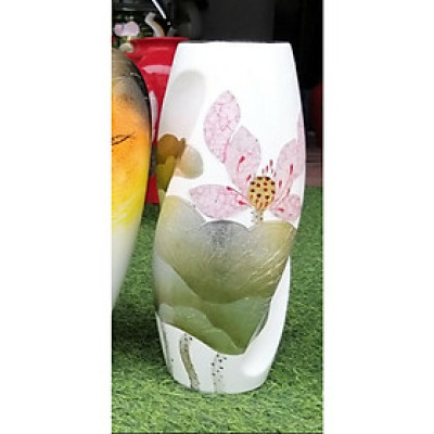 Bình hoa, lọ hoa khảm trứng bạc gốm Bát Tràng