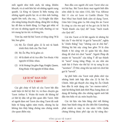 Tổng Quan Về Tarot - Từ Điển Từ Khóa Và Diễn Giải Ý Nghĩa Của Từng Lá Bài_SGB