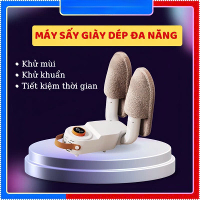 Máy Sấy Và Khử Trùng Giày có hẹn giờ Cao Cấp Làm Khô Siêu Nhanh - Loại Bỏ Khử Mùi Hôi Và Vi Khuẩn, Kiểu Dáng Nhỏ Gọn, Dễ Sử Dụng Máy Sấy Giày Dép Tất Găng Tay Mũ Bảo Hiểm Khử Khuẩn Bằng Tia UV An Toàn Tiện Dụng Thông Minh