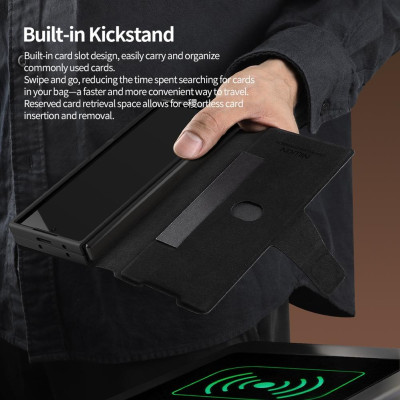 ỐP LƯNG cho SAMSUNG GALAXY Z FOLD 7 5G - Z FOLD 6 5G NILLKIN AOGE CÓ KHE GIỮ BÚT - Hàng chính hãng