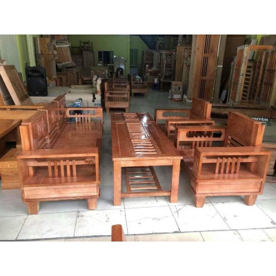 Bộ Ghế Uống Nước Tiếp Khách Làm Bằng Gỗ Tự Nhiên