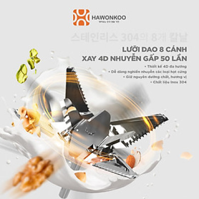 Máy Làm Sữa Hạt Hawonkoo SMH-121 10 chế độ nấu 900W 1200ML Hàng Chính Hãng Bảo Hành 12 Tháng - Thương Hiệu Hàn Quốc