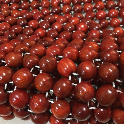 Đệm lót hạt gỗ tựa lưng massage lót ghế xe ô tô gỗ Nhãn tự nhiên