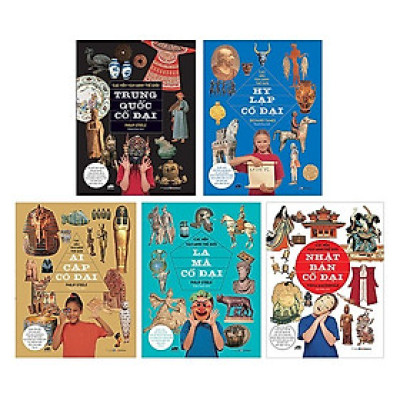 Các Nền Văn Minh Thế Giới - Lịch Sử Cổ Đại (Trọn Bộ 5 Tập) Tặng Bộ truyện Cổ Tích Song Ngữ Anh Việt