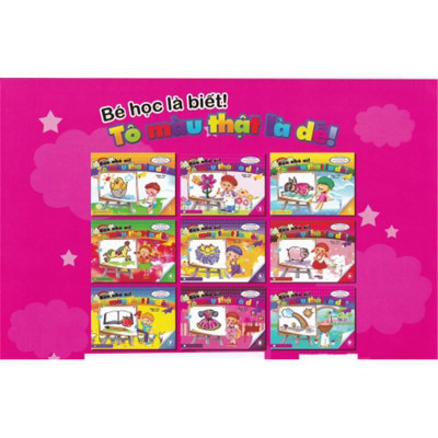 Sách - Bạn Nhỏ Ơi, Tô Màu Thật Là Dễ - Tập 4 - Tân Việt Books