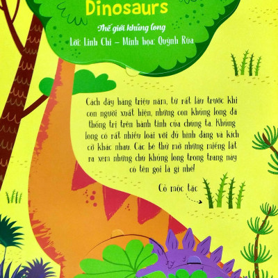 Lift-The-Flap - Lật Mở Khám Phá - Dinosaurs - Thế Giới Khủng Long