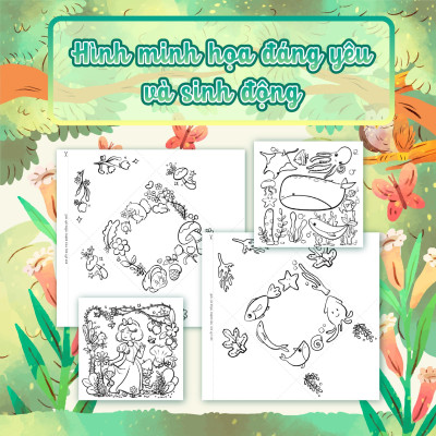 Sách Tô Màu - Tấm Thiệp Cảm Xúc - Megabook