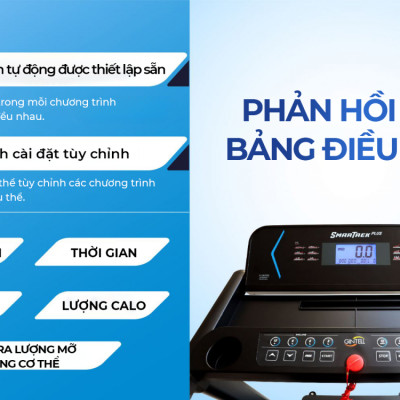 |GIÁ SỐC| Máy chạy bộ GINTELL SmarTrek Plus | Nâng dốc | Gấp gọn | BH 1 Năm