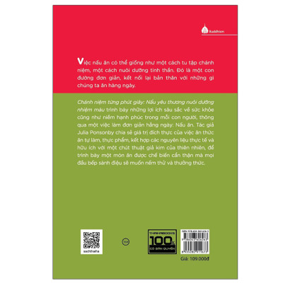 Sách - Chánh niệm từng phút giây: Nấu yêu thương nuôi dưỡng nhiệm mầu