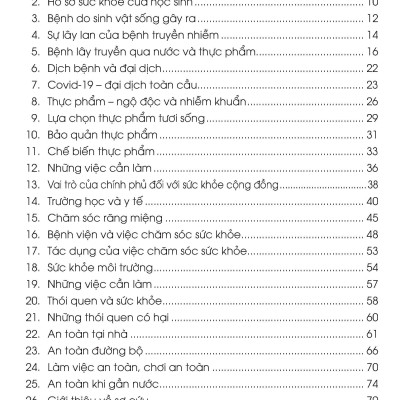 Combo 2 Quyển Kiến Thức Và Kỹ Năng Dành Cho Học Sinh: Chăm Sóc Sức Khoẻ + An Toàn Ở Nhà, Ra Đường, Trong Trường