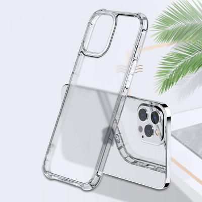 Ốp Lưng dành cho iPhone 12 Mini / 12 & 12 Pro / 12 Pro Max Leeu Design TPU Mặt Kính Cường Lực Nhám - Hàng Nhập Khẩu