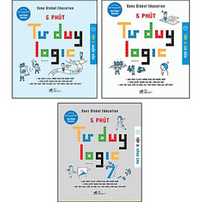 Combo 3 cuốn "5 phút tư duy logic"