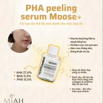 Tinh chất serum peel da moose+ 30ml Hàn Quốc, tái tạo da, phục hồi da
