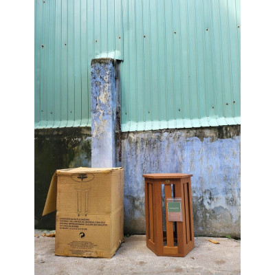 giỏ gỗ đựng hoa, giỏ rác, giỏ đựng ga