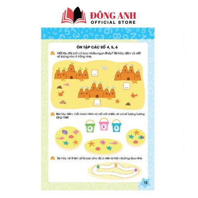 Sách - Tư Duy Toán Học Bé Chinh Phục Toán Học dành cho trẻ từ 4-6 tuổi