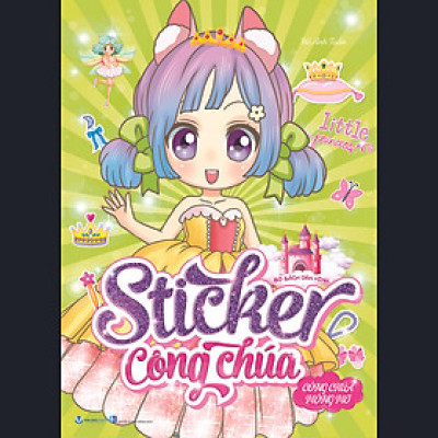 Bộ Sách Dán Hình Sticker Công Chúa  - Vanlangbooks