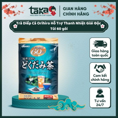 Trà Diếp Cá Orihiro Hỗ Trợ Thanh Nhiệt Giải Độc Túi 60 gói