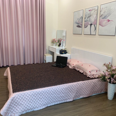 Chiếu Hạt Gỗ Trắc Mộc kích thước 1,8mx2m - Chiếu gỗ Mian ( video , hình thật )