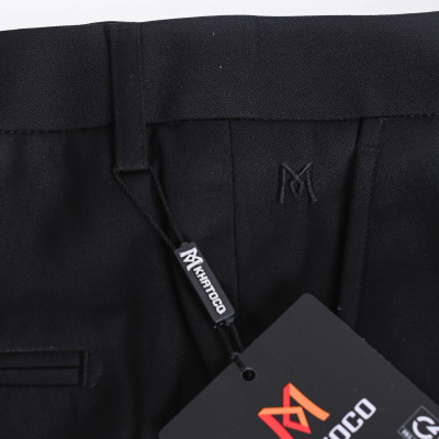 Quần tây nam đen không ly Khatoco