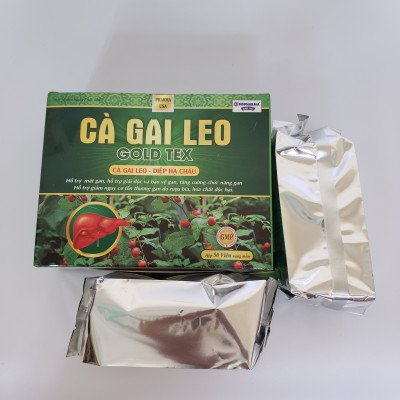 Viên Cà Gai Leo Gold Tex hỗ trợ mát gan, giải độc và bảo vệ gan