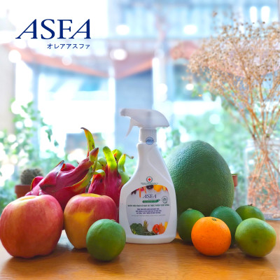 [Combo 2 chai] Nước rửa rau củ quả ASFA khử mùi khử khuẩn 500ml