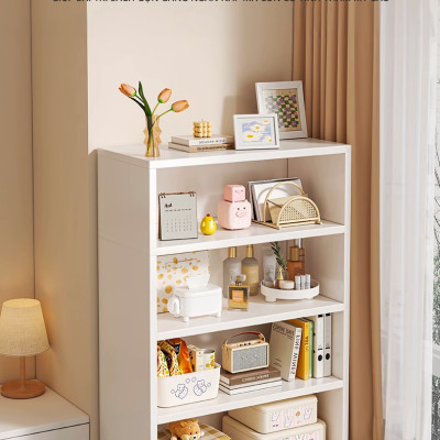 Kệ sách 3 4 5 tầng đa năng decor phòng cực xinh theo phong cách Hàn thương hiệu IGA - GA30