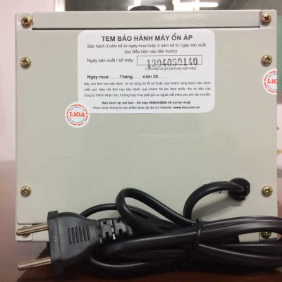 Ổn áp lioa 500va - 500w Model SH - 500 II đời mới nhất dây đồng 100%