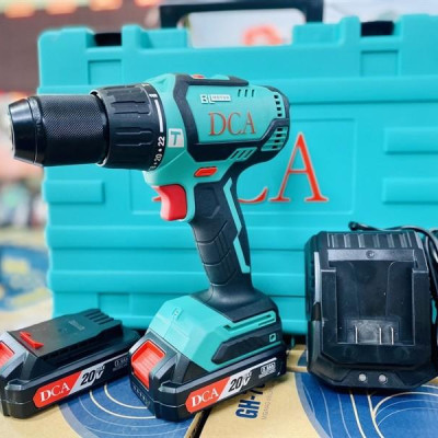 MÁY KHOAN BÚA KHÔNG CHỔI THAN DÙNG PIN 20V/4.0AHX2 DCA ADJZ05-13EM - HÀNG CHÍNH HÃNG