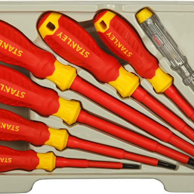 BỘ 7 CÂY VÍT CÁCH ĐIỆN 1000V STANLEY STMT60175 - HÀNG CHÍNH HÃNG