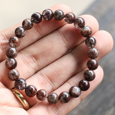 Vòng Thạch Anh Ưu Linh Nâu Malaysia Ngọc Quý Gemstones
