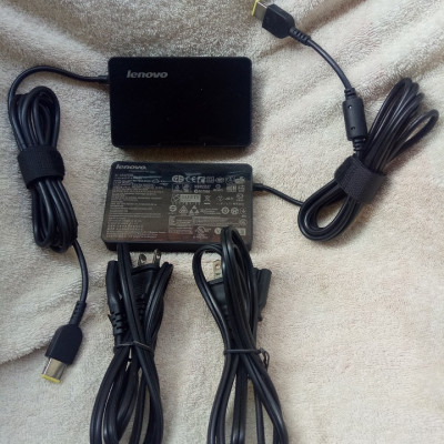 Adapter sạc laptop Lenovo 65w (20v-3,25A) đầu vuông, loại sạc mỏng slim, dùng cho laptop lenovo thinkpad X240, T440,T440s,T450,T450s - Hàng chính hãng