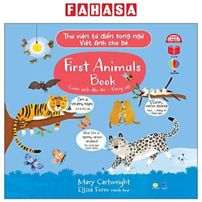 Sách - First Animals Book - Cuốn Sách Đầu Đời - Động Vật