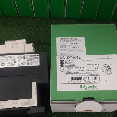 | CHÍNH HÃNG| Khởi động từ LC1DT40BL Schneider 4P 40A coil 24Vdc