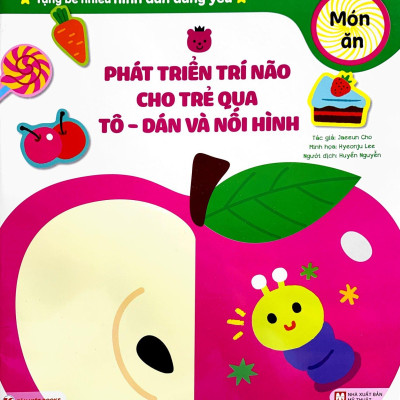 Combo Sách Phát Triển Trí Não Cho Trẻ Qua Tô-Dán Và Nối Hình (Bộ 6 Cuốn)