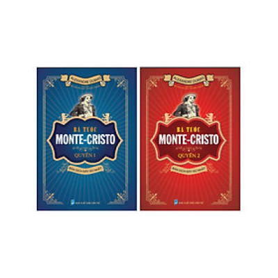 Combo Bá tước Monte - Cristo Quyển 1 + 2 (HA) (Bộ 2 Cuốn)