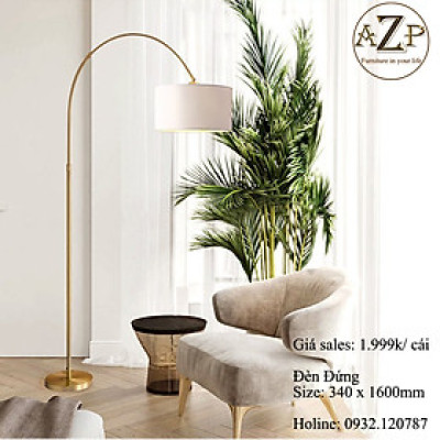 ĐÈN ĐỨNG / ĐÈN TRANG TRÍ / ĐÈN PHÒNG KHÁCH AZP-DC717 phong cách đương đại, hàng nhập khẩu AZP