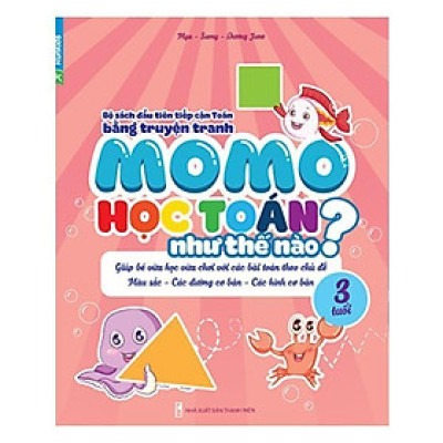 Sách - Momo Học Toán Như Thế Nào 3 Tuổi - Megabook
