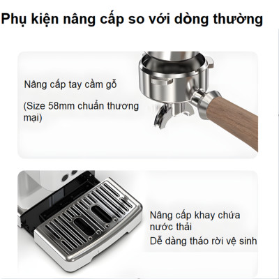 Máy pha cà phê Espresso chuyên nghiệp thương hiệu Mỹ cao cấp HiBREW H10 Plus - Hàng Nhập Khẩu