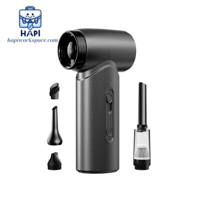 Quạt cầm tay hàng chính hãng WiWU Ultra Speed Fan 5-in-1 Wi-FS015: Quạt turbo siêu mạnh, thiết bị vệ sinh all-in-one cho công nghệ