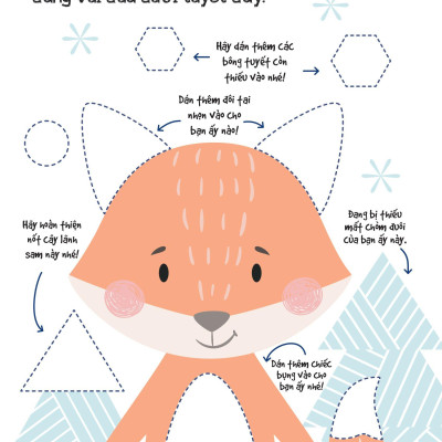 Dán Hình Siêu Đáng Yêu - Các Em Bé Động Vật