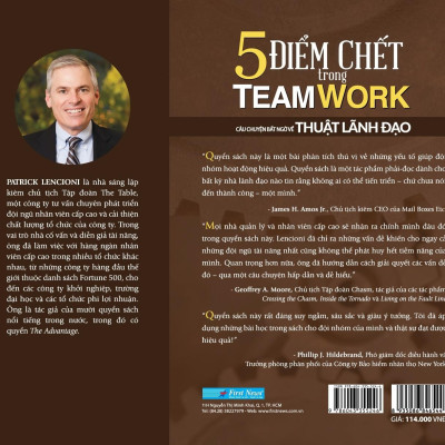 Sách - 5 Điểm Chết Trong Teamwork (Tái Bản 2022)