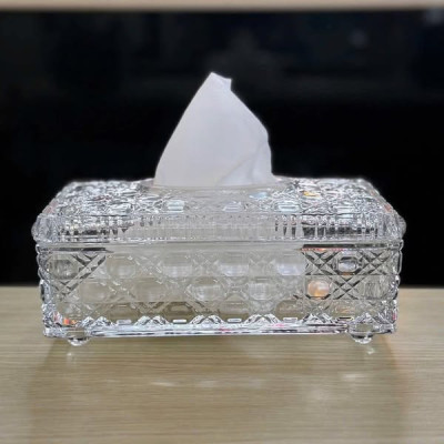 Hộp đựng giấy pha lê mài cao cấp Hàng chính hãng